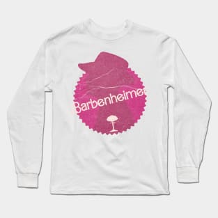 Barbenheimer Grunge Style Long Sleeve T-Shirt